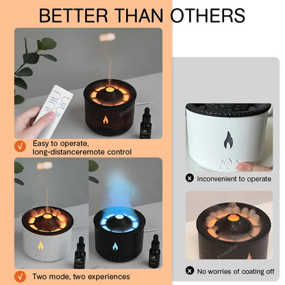 Volcano Flame Humidifier