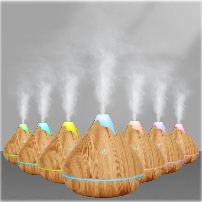 Wood Grain Humidifier, 7 Color